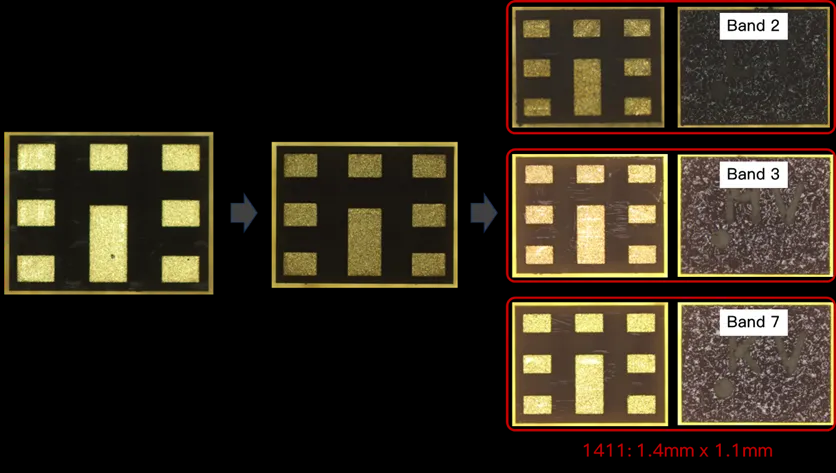 图1：星曜半导体1411 Band 2、Band 3、Band 7双工器实拍图.png