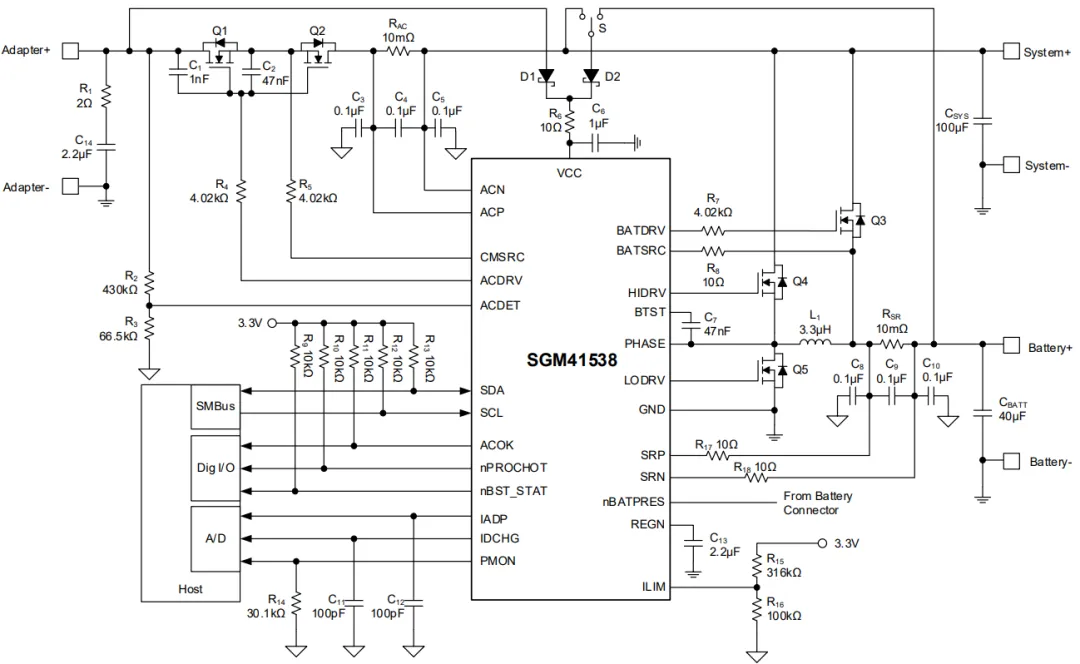 图 1 SGM41538 电池充电典型应用.png