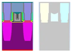 1745486629547733.png 图8:PFET截面图显示用于电容计算的PFET与金属触和金属栅极导体结构的连接情况.png