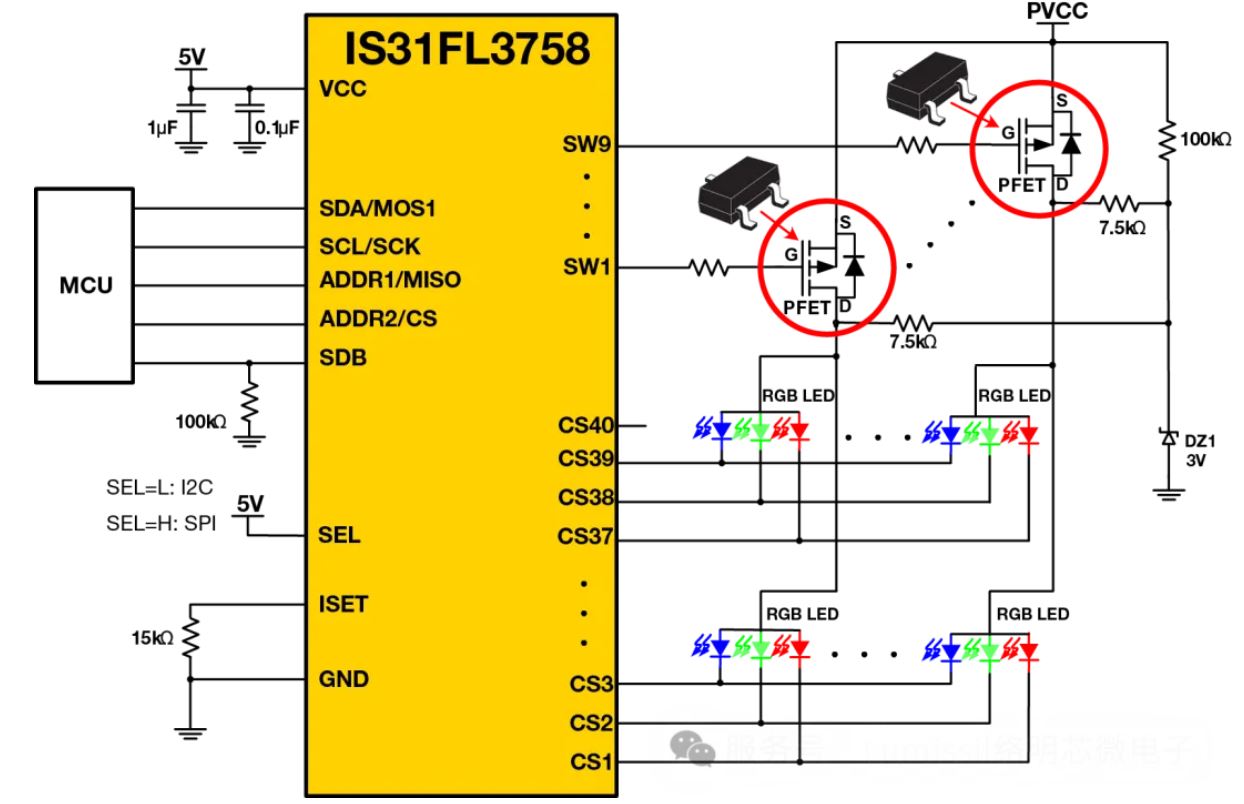 1753778016502690.jpg 图4: IS31FL3758 混合矩阵LED驱动.JPG