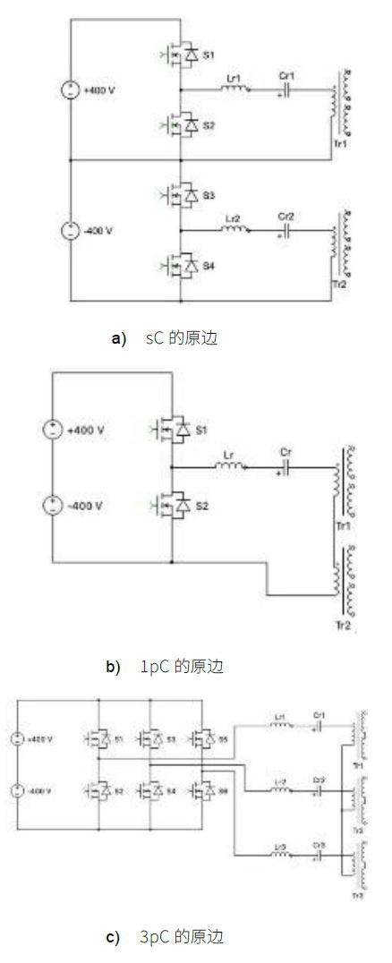 图4. 本研究中探讨的三种转换器拓扑原边电路.JPG